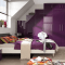 How to decorate purple bedroom
