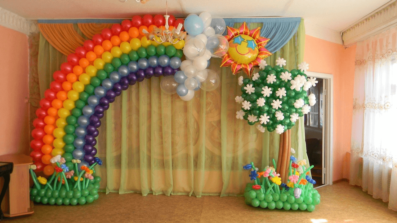 Know How To Decorate Birthday Party Room  with Balloons 