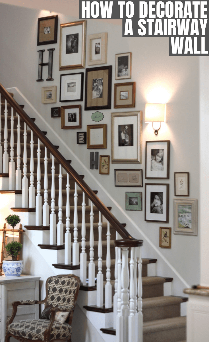 HOW TO DECORATE A STAIRWAY WALL PASSIONATELY