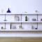 How to Decorate White Shelves