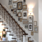 How to Decorate a Stairway Wall