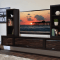 How to decorate entertainment center shelves