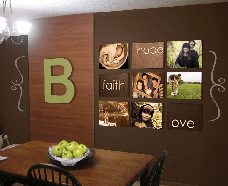 How to Decorate a Wall with Photos