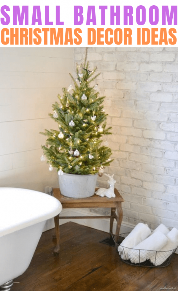 7 Ideas on How to Decorate a Small Bathroom for Christmas