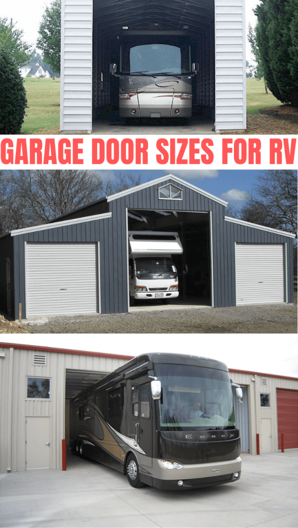 Spacious Living Garage Door Sizes for RV