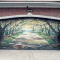 Garage door mural