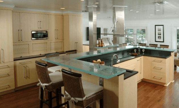 Glass top kitchen islands Glass top kitchen islands