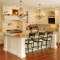 Kitchen Island with Seating for 3