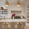 Kitchen island marble countertop