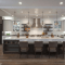 Large Kitchen Island with Seating for 4