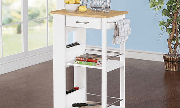 Mainstays kitchen island cart white Mainstays kitchen island cart white