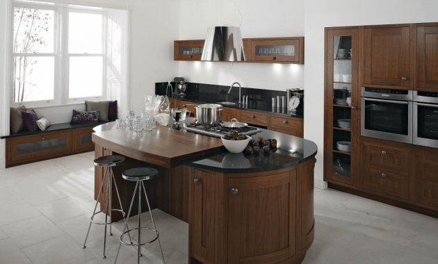 Modern wooden Round Kitchen Island with Storage granite top Modern wooden Round Kitchen Island with Storage granite top