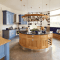 Round Kitchen Island with Storage