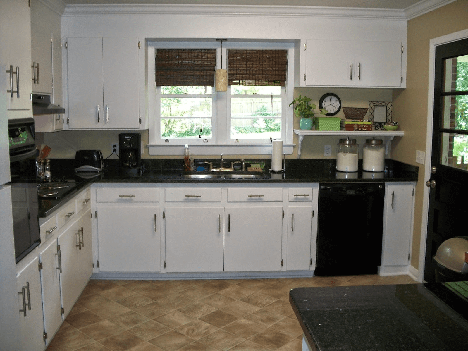 Black countertops