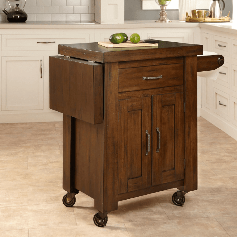 DIY Kitchen Island Drop Leaf