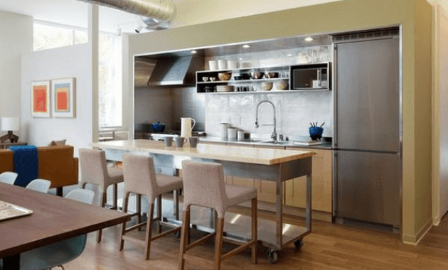 Kitchen island with wheels and seating Kitchen island with wheels and seating