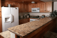 Kitchen with granite countertops Kitchen with granite countertops