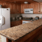 Kitchen with granite countertops