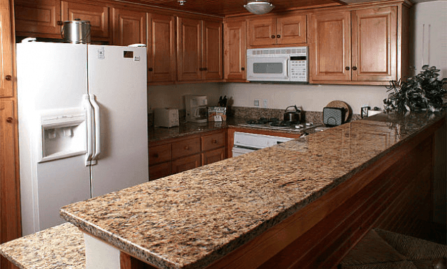 Kitchen with granite countertops Kitchen with granite countertops