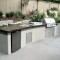 Outdoor Kitchen Island with Sink