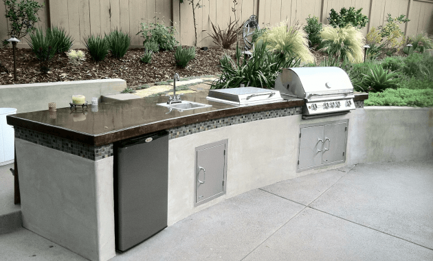 Outdoor Kitchen Island with Sink