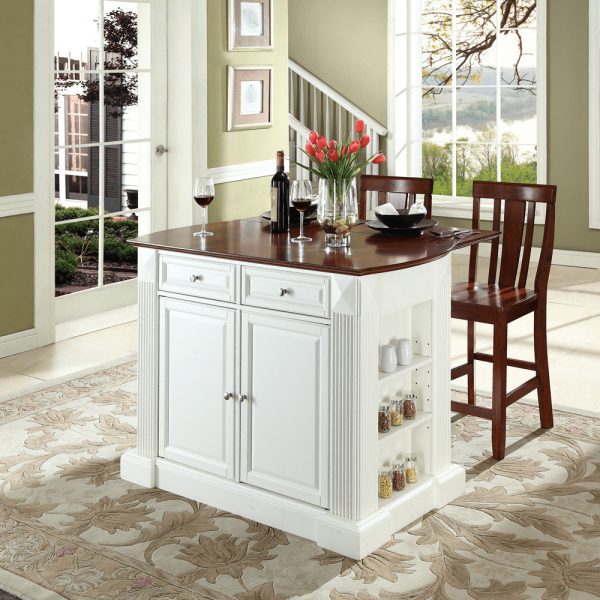 DIY Kitchen Island Drop Leaf