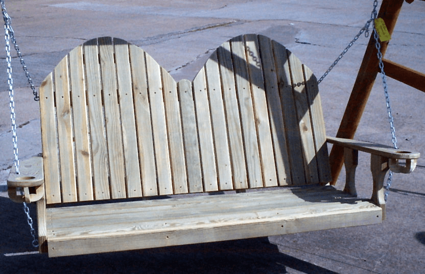 Adirondack Porch Swing porch swing hanging kit with Cup Holders