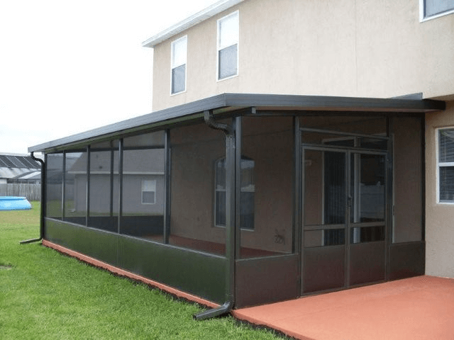 Aluminum screen patio enclosures