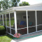 Aluminum screened porch panels