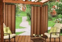 Bamboo Porch Curtains Bamboo Porch Curtains
