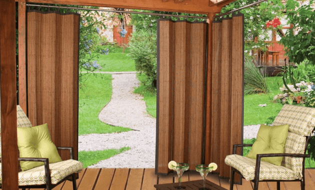 Bamboo Porch Curtains
