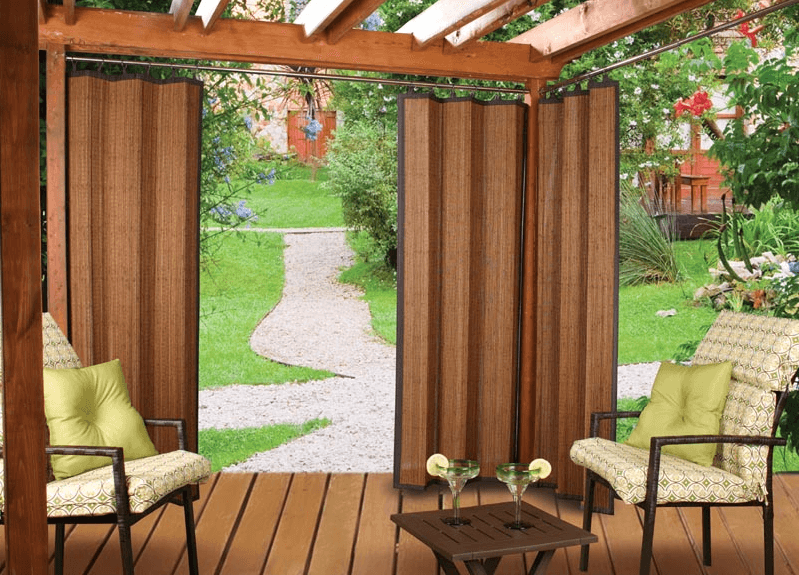 Bamboo Porch Curtains