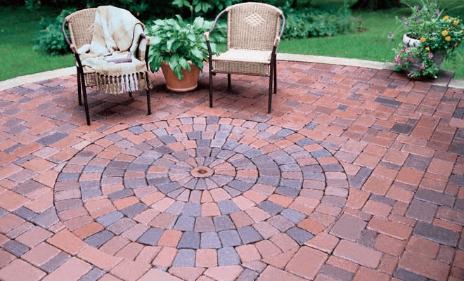 Brick Path porch flooring