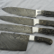 Damascus Kitchen Knife Set