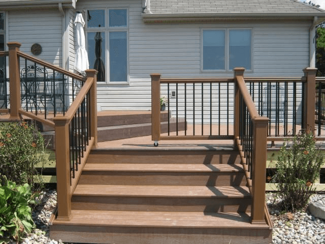Gate for porch steps