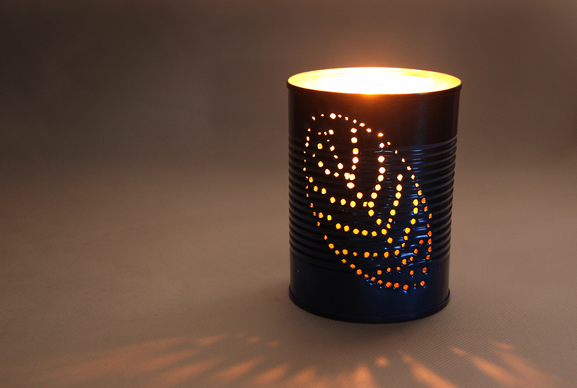 Lantern with Tin Cans
