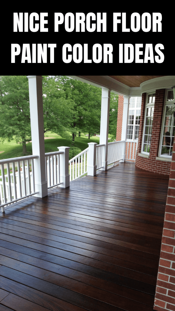 Porch Floor Paint Color Ideas
