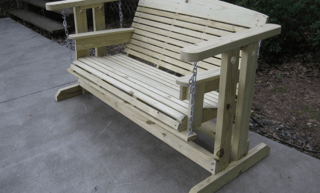 Natural Wooden Porch Swing Glider Frame design ideas Natural Wooden Porch Swing Glider Frame design ideas