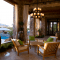 Plug In Chandelier on the Porch
