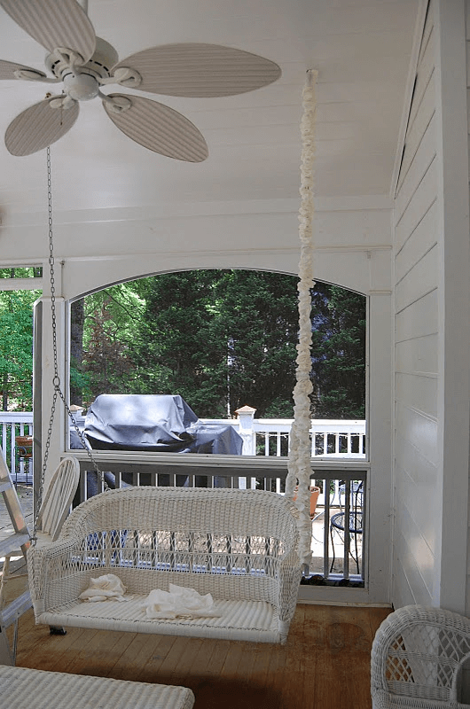 Porch swing chain covers