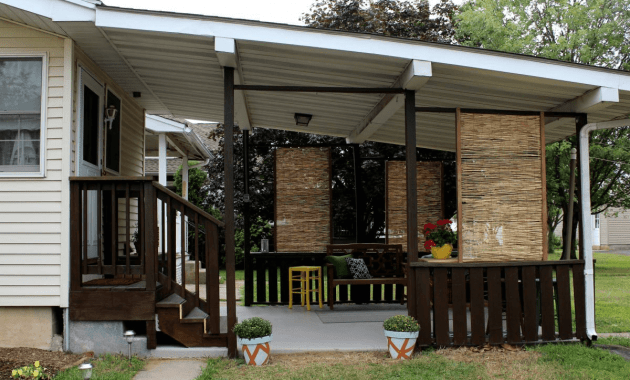 Privacy screen patio enclosures