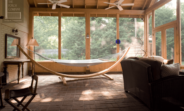 Screened In Porch Concrete Flooring