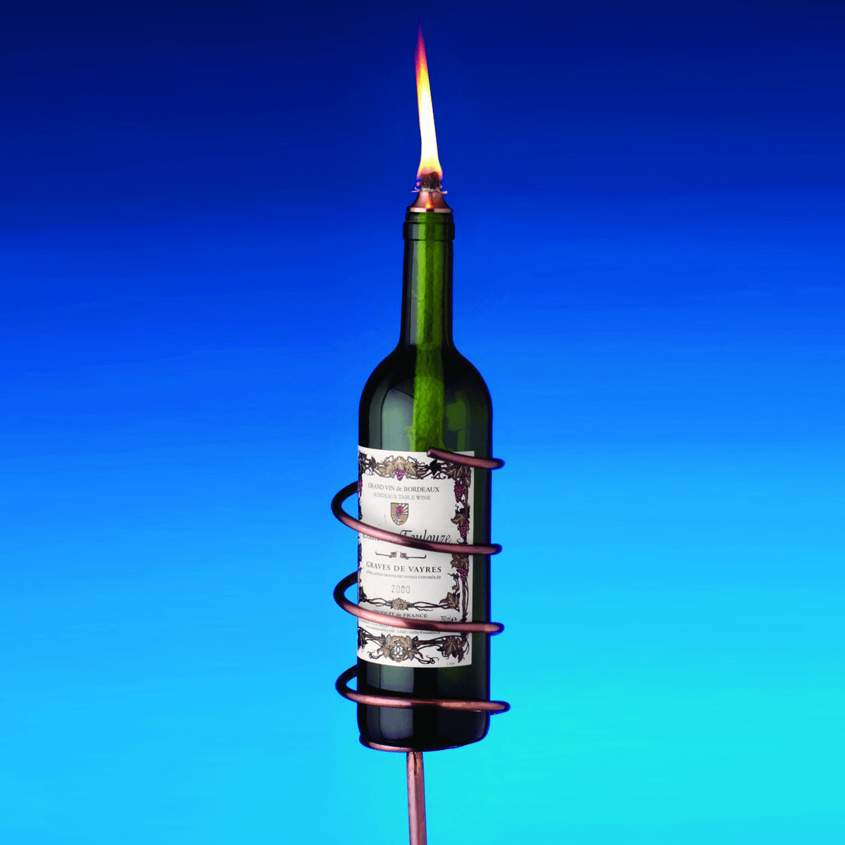 Torch from Wine Bottle