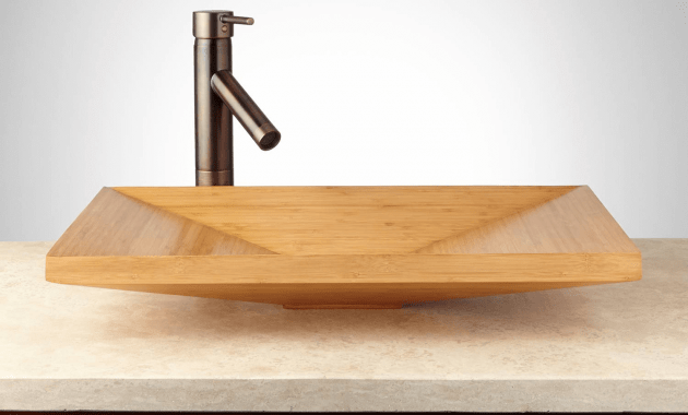 Bamboo sink Bamboo sink
