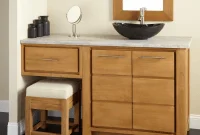 Bathroom Vanity With Makeup Area Bathroom Vanity With Makeup Area