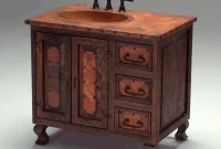 Bathroom Vanity with Copper Sink Bathroom Vanity with Copper Sink