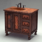 Bathroom Vanity with Copper Sink