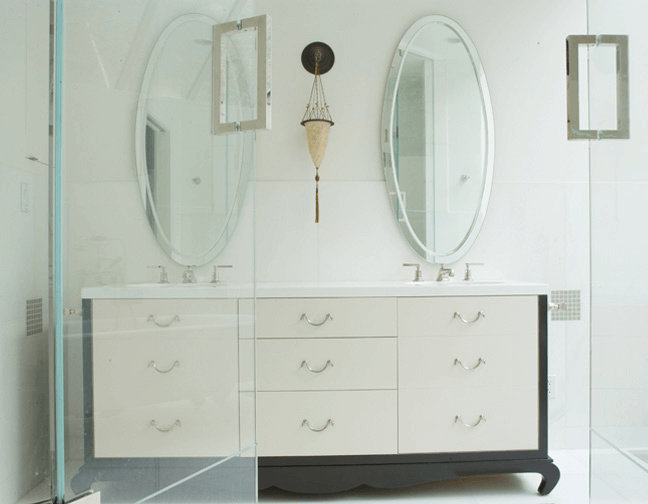 Bathroom vanity mirrors oval