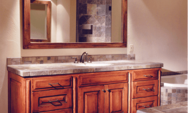 Design idea for custom bathroom vanities without tops