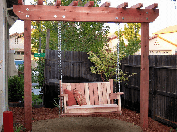 Freestanding Arbor Swing